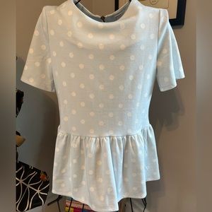 TYLER BOE PEPLUM TOP